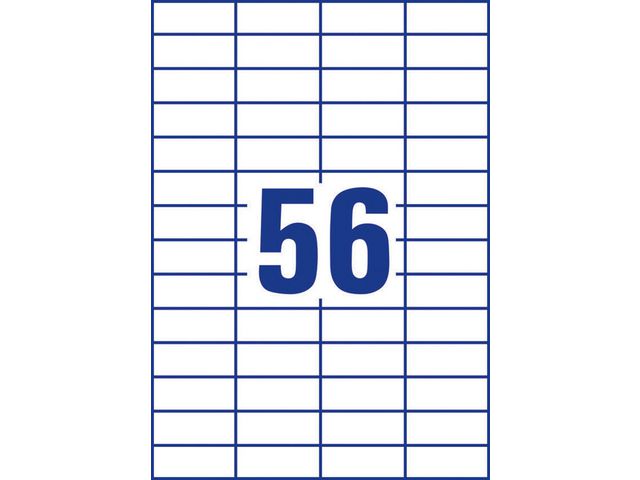 Etikett AVERY 52,5x21,2mm 5600/FP - 2