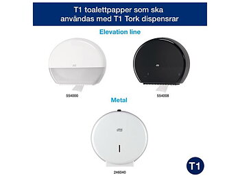 Toalettpapper TORK Jumbo Uni T1 2-lag 6/fp