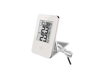 Termometer TF Inne/Ute Digital + Klocka