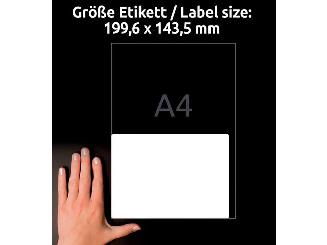 Etikett UltraGrip 199,6x143,5mm 200/FP - 3