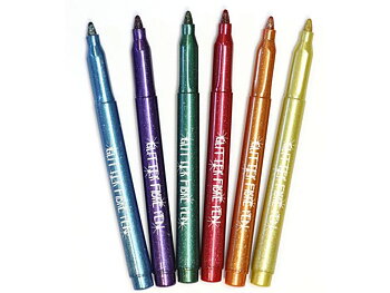 Fiberpennor Glitter Sense 6/fp