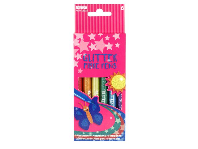 Fiberpennor Glitter Sense 6/fp - 5