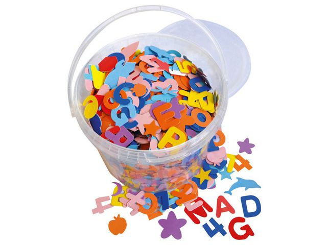 Pappersfigurer i hink 500 g