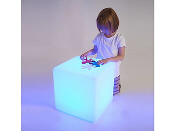 Ljuskub LED 40x40x40 cm