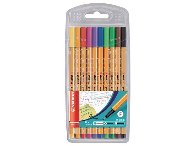 Fineliner Stabilo Point88 10/fp