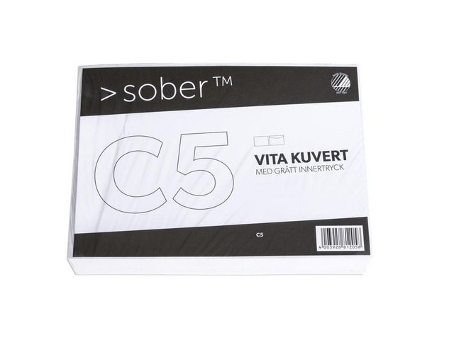 Kuvert konsument fp C5 FH vit 10/FP