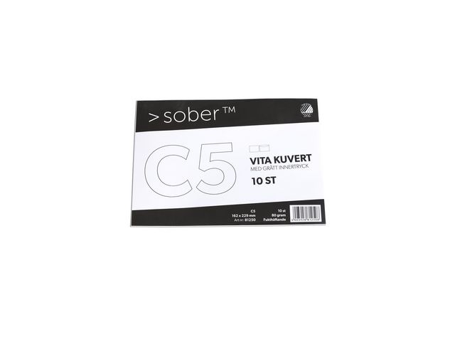 Kuvert konsument fp C5 FH vit 10/FP - 2