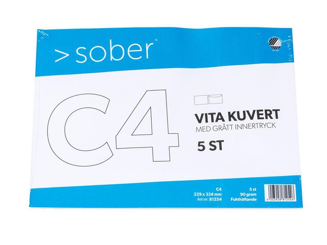 Kuvert konsument fp C4 FH vit 5/FP - 2