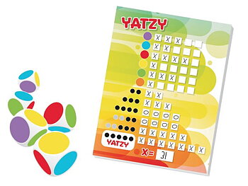 Spel Barnyatzy färgtärningar trä 