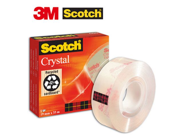 Tejp Scotch 550 Crystal 33m x 19mm 1/fp - 2
