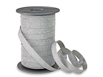 Glitterband Silver 10mm x 100m