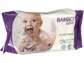 Våtservett BAMBO Nature oparfymera 80/FP