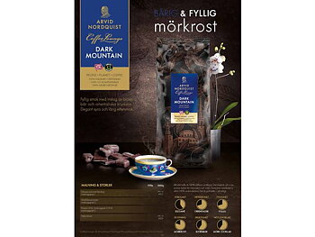 Kaffe ARVID.N Dark Mountain&nbsp;Bönor 1000g