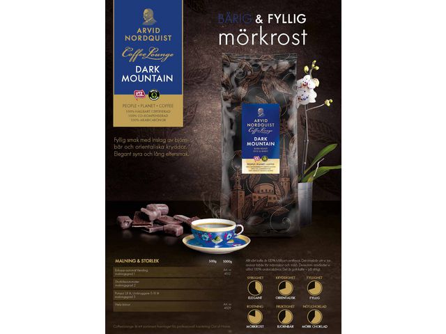 Kaffe ARVID.N Dark Mountain autom. 1000g - 2