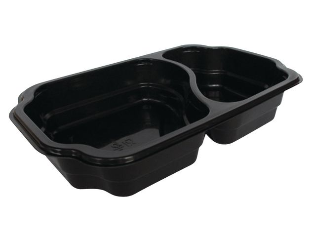 DUNIform 2-fack takeaway PP svart 246/FP - 2