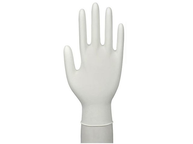 Nitrilhandske vit Puderfri L 150/fp