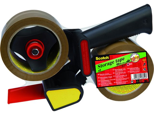 Packtejp SCOTCH PP Acryl med hållare 