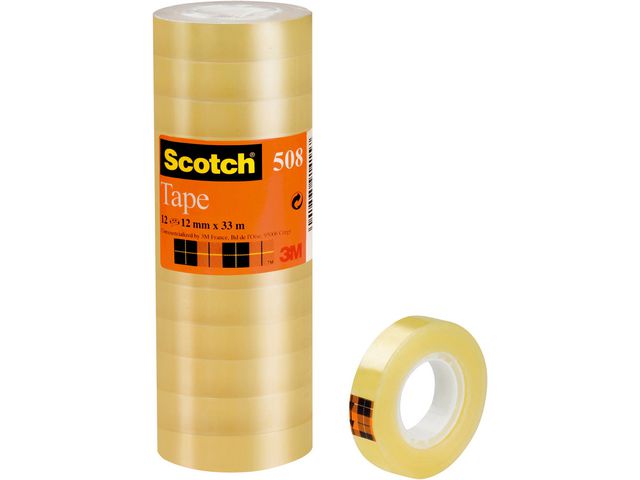 Kontorstejp SCOTCH 508 standard 33mx15mm 10/fp - 2