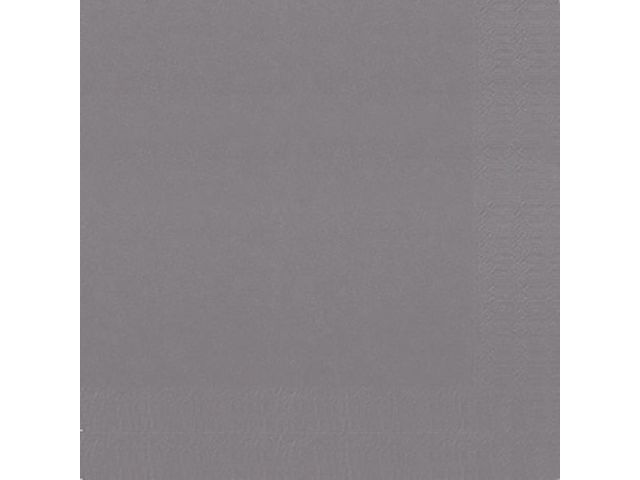Servett 3-lags 24x24cm granitgrå 250/FP