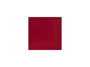 Servett 3-lags 24x24cm vinröd 250/FP