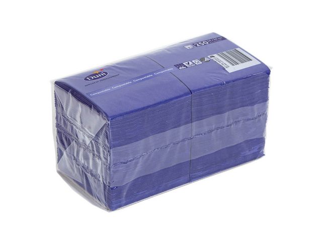 Servett 3-lags 24x24cm mörkblå 250/FP