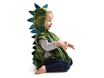 Maskeradkläder cape Drake/Dino 1-3 år