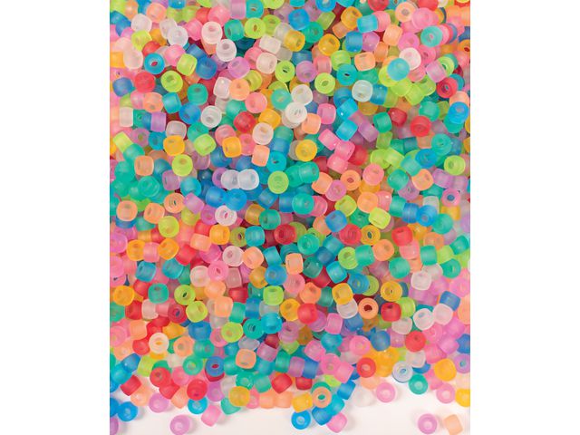 Plastpärlor Kongo Transparanta 1000/fp