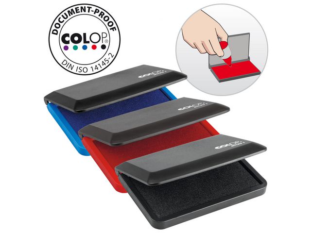 Stämpeldyna COLOP 90x50mm blå - 2