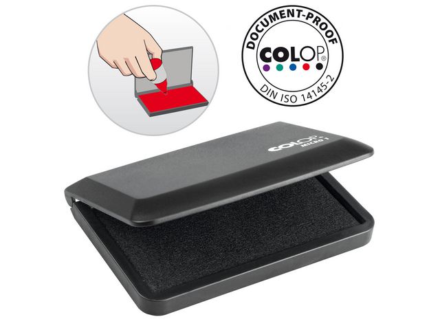 Stämpeldyna COLOP 90x50mm svart - 2