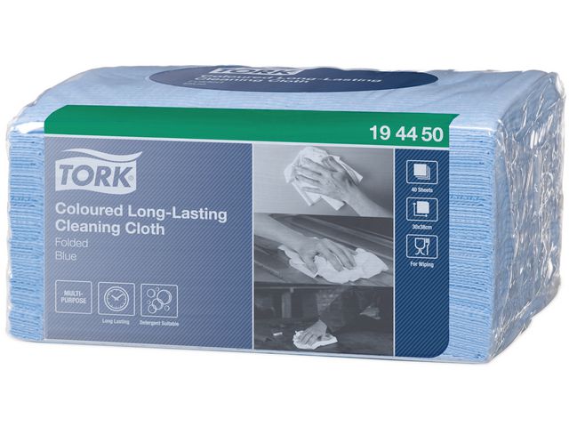 Rengöringsduk TORK Pre W8 blå  40/FP