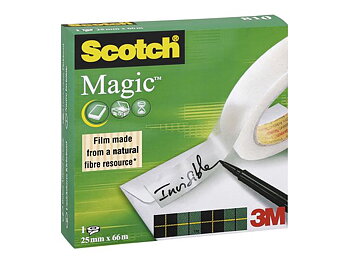 Dokumenttejp SCOTCH 810 25mmx66m