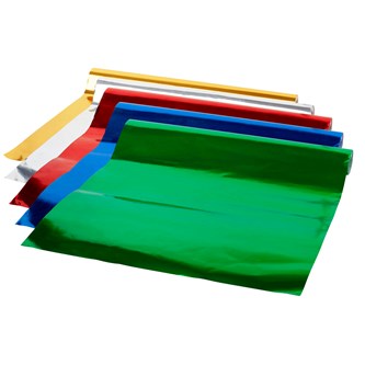 Metallpapper på rulle Silver 10 m - 3