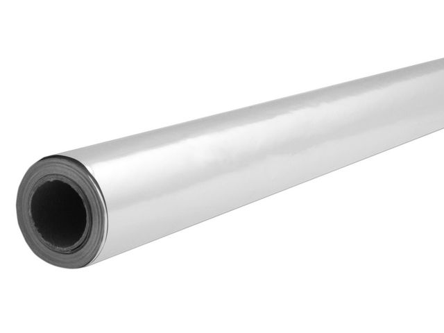 Metallpapper på rulle Silver 10 m - 4