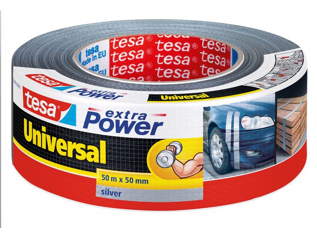 Vävtejp TESA 50mmx50m Universal silver