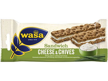 Knäckebröd WASA ost gräslök 37g
