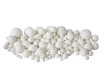 Papperskulor 18mm vit 200/FP