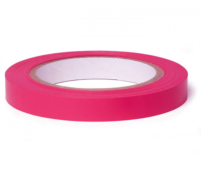 Plastremsa 75 meter rosa