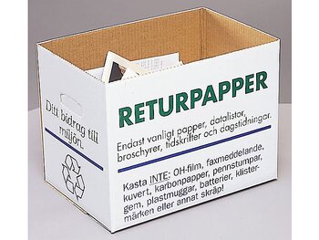 Returpapperslåda 405x265x300mm