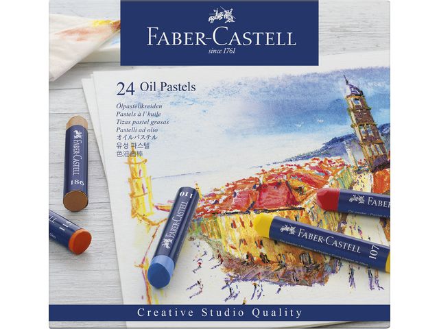 Oljepastellkritor Faber Castell 24 färger - 3