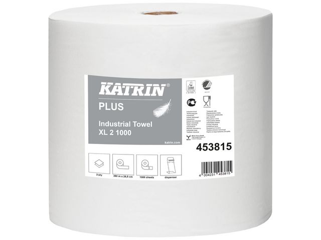 Industritorkrulle Plus XL2 Vit 380m