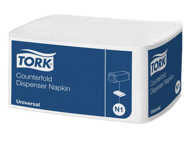Servett TORK Uni N1 1-lag 33x30 7200/FP