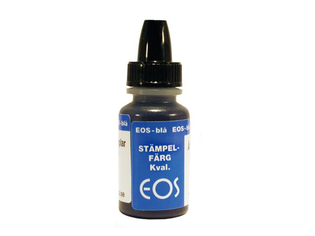 Stämpelfärg EOS  blå 10ml