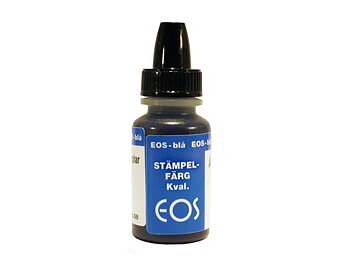 Stämpelfärg EOS  blå 10ml