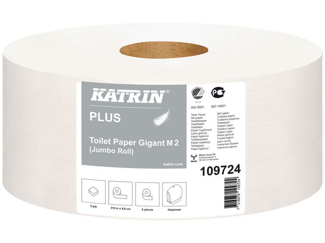 Toalettpapper Plus Gigant M 310m 6/FP