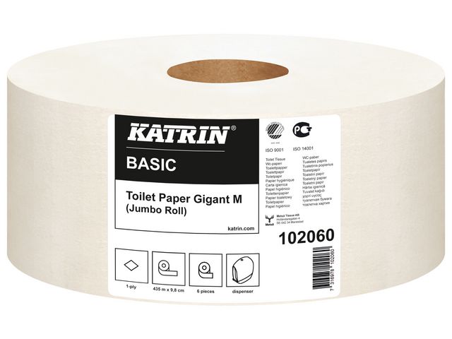 Toalettpapper Basic Gigant M 435m 6/FP