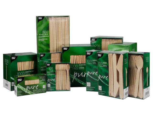 Bestick gaffel PURE FSC 16,5cm 100/fp - 3