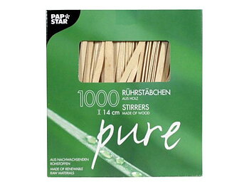 Rörpinne PURE Trä 14cm x 5mm 1000/FP