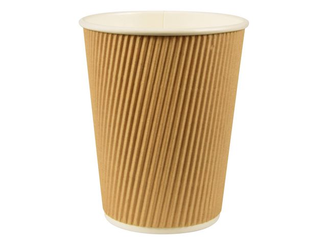 Bägare PURE FSC 20cl Ripple Wall 25/FP