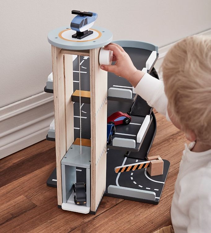 Parkeringshus I trä KIDS CONCEPT - 4