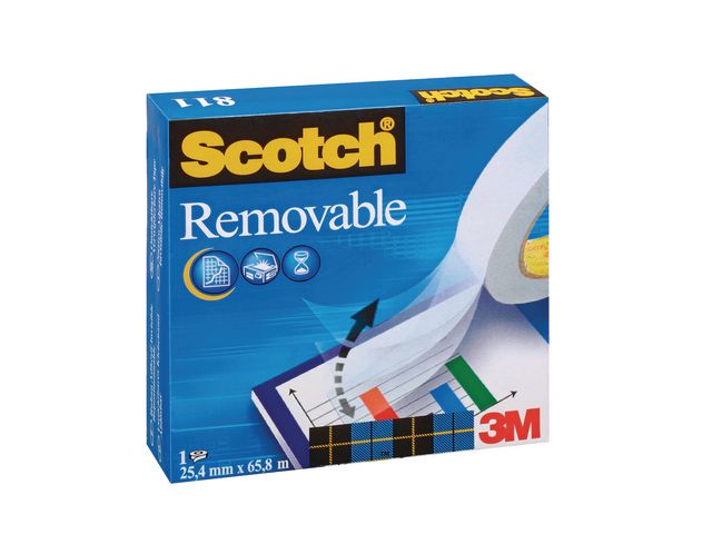 Dokumenttejp SCOTCH 811 33mx19mm - 3